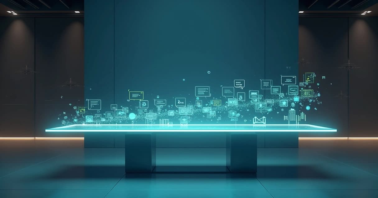 Visual de funil de leads com conversa automatizada fluida em painel digital 